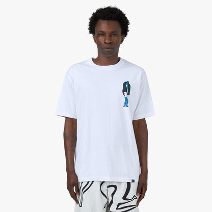 by Parra The Broken Door T-Shirt White