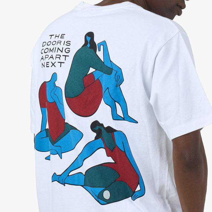 by Parra The Broken Door T-Shirt White