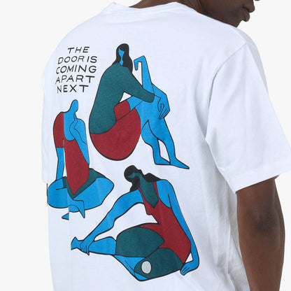 by Parra The Broken Door T-Shirt White