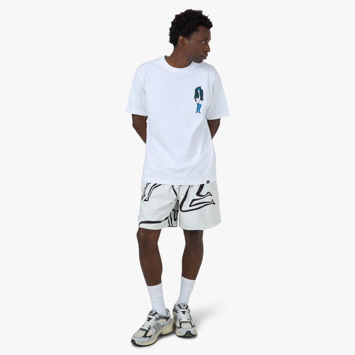 by Parra The Broken Door T-Shirt White