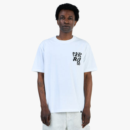 by Parra Why Are You Here T-Shirt / White