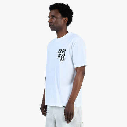 by Parra Why Are You Here T-Shirt / White