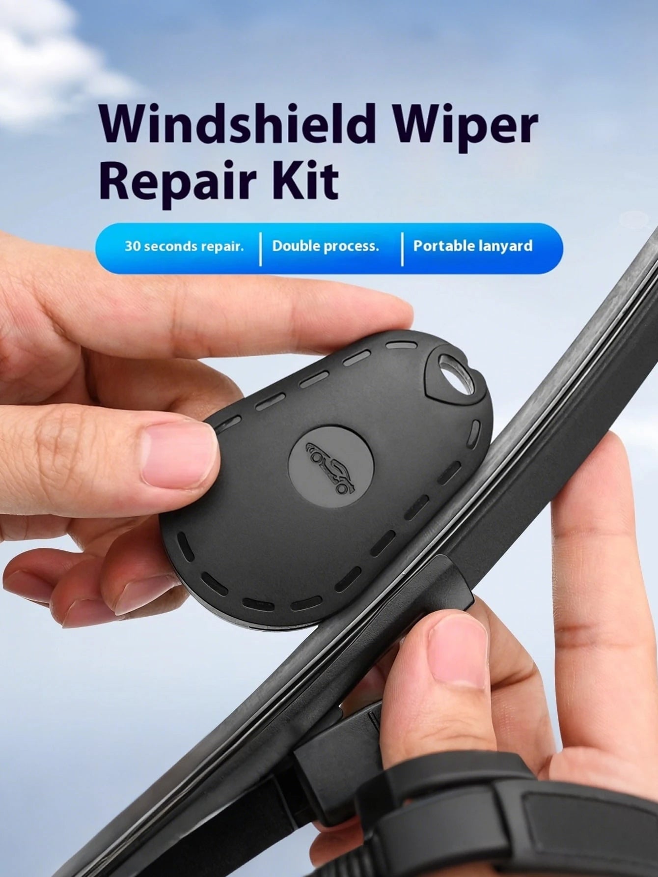 Car Care Accessory Silent Windshield Wiper Blades For Cars, Portable Polisher, Vehicle Cleaning Aid, Handheld Tool, Designed For Foggy Weather, To Be Installed On A Caravan, A Tool Used For Removing S