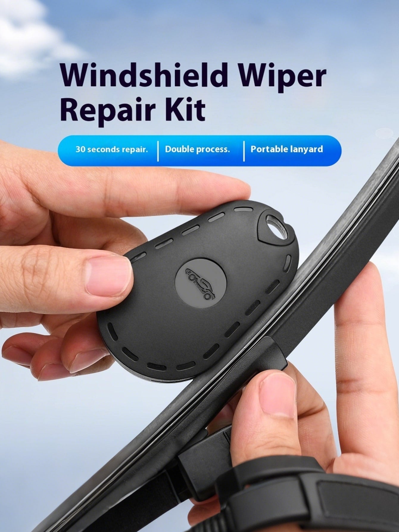 Car Care Accessory Silent Windshield Wiper Blades For Cars, Portable Polisher, Vehicle Cleaning Aid, Handheld Tool, Designed For Foggy Weather, To Be Installed On A Caravan, A Tool Used For Removing S