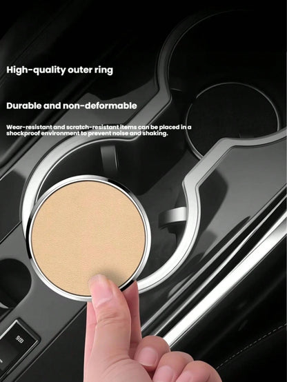 Car Cup Holder Mat Non-Slip Pad Creative Car Decoration Storage Tray Liner Universal Dust-Proof Mat