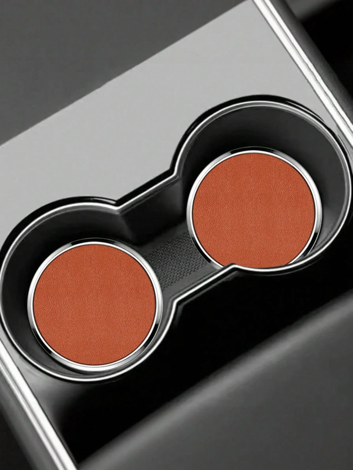 Car Cup Holder Mat Non-Slip Pad Creative Car Decoration Storage Tray Liner Universal Dust-Proof Mat