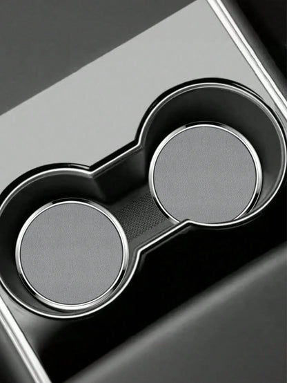 Car Cup Holder Mat Non-Slip Pad Creative Car Decoration Storage Tray Liner Universal Dust-Proof Mat