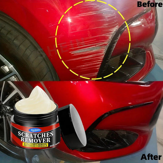 Car Scratch Wax & Swirl Remover Nano Polishing Agent, Car Clay Scratch Repair Paste Set- Suitable For Multiple Car Paint Colors, Used For Vehicle Surface Repair & Maintenance, Car Accessories