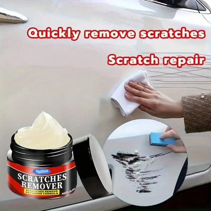 Car Scratch Wax & Swirl Remover Nano Polishing Agent, Car Clay Scratch Repair Paste Set- Suitable For Multiple Car Paint Colors, Used For Vehicle Surface Repair & Maintenance, Car Accessories