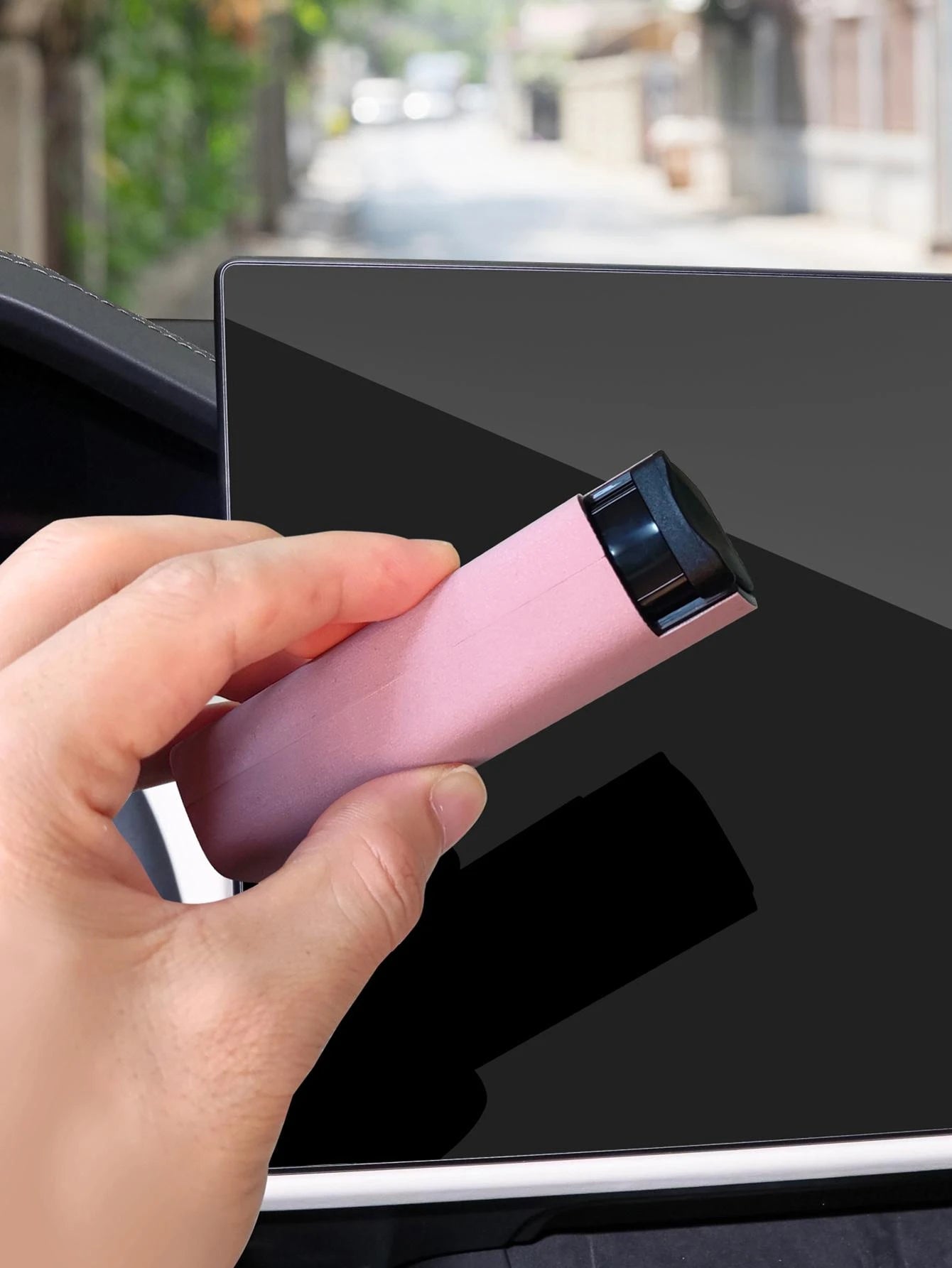 Car Screen Cleaner Wipes (This Product Is An Empty Bottle, Without Cleaning Liquid), Suitable For All Phone, Laptop And Tablet Screens, Car Screens And Central Controllers, Comes With A Microfiber Cle