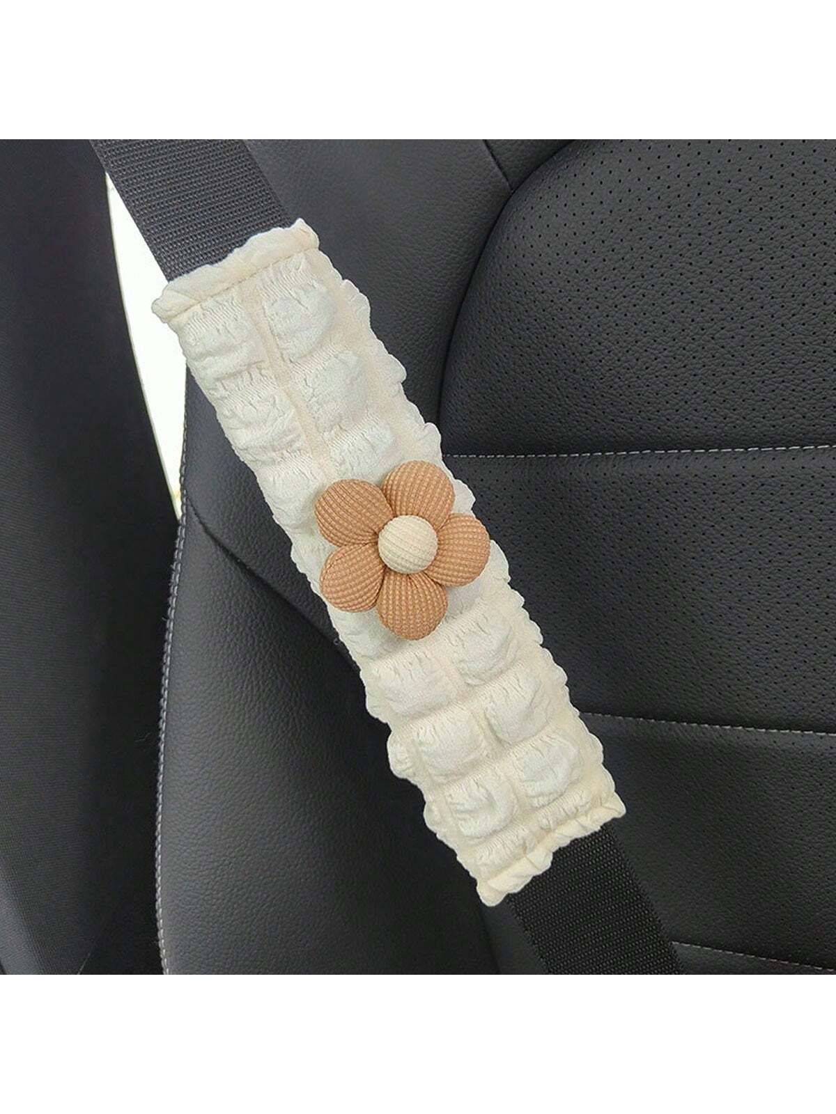 Car Seat Belt Shoulder Pads, Creative Floral Shoulder Protection Covers, Seat Belt Protector Pads, Car Interior Accessories, Suitable For All Seasons