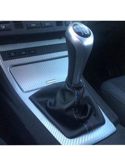 Car Shift Gear Stick Dust-Proof Cover Handbrake Handle Faux Leather Cover For BMW E30 E36 E34 E46 Z3 Manual Models