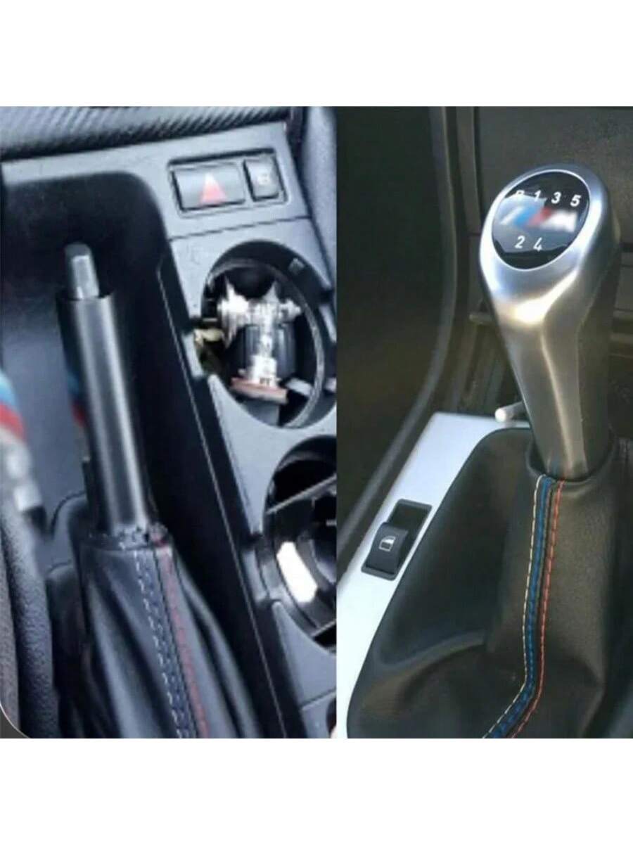 Car Shift Gear Stick Dust-Proof Cover Handbrake Handle Faux Leather Cover For BMW E30 E36 E34 E46 Z3 Manual Models