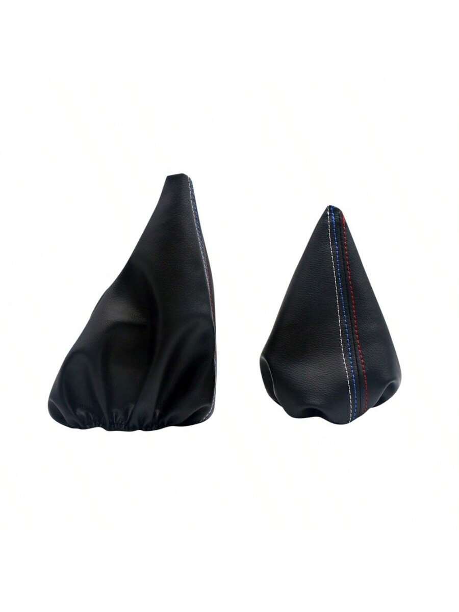 Car Shift Gear Stick Dust-Proof Cover Handbrake Handle Faux Leather Cover For BMW E30 E36 E34 E46 Z3 Manual Models