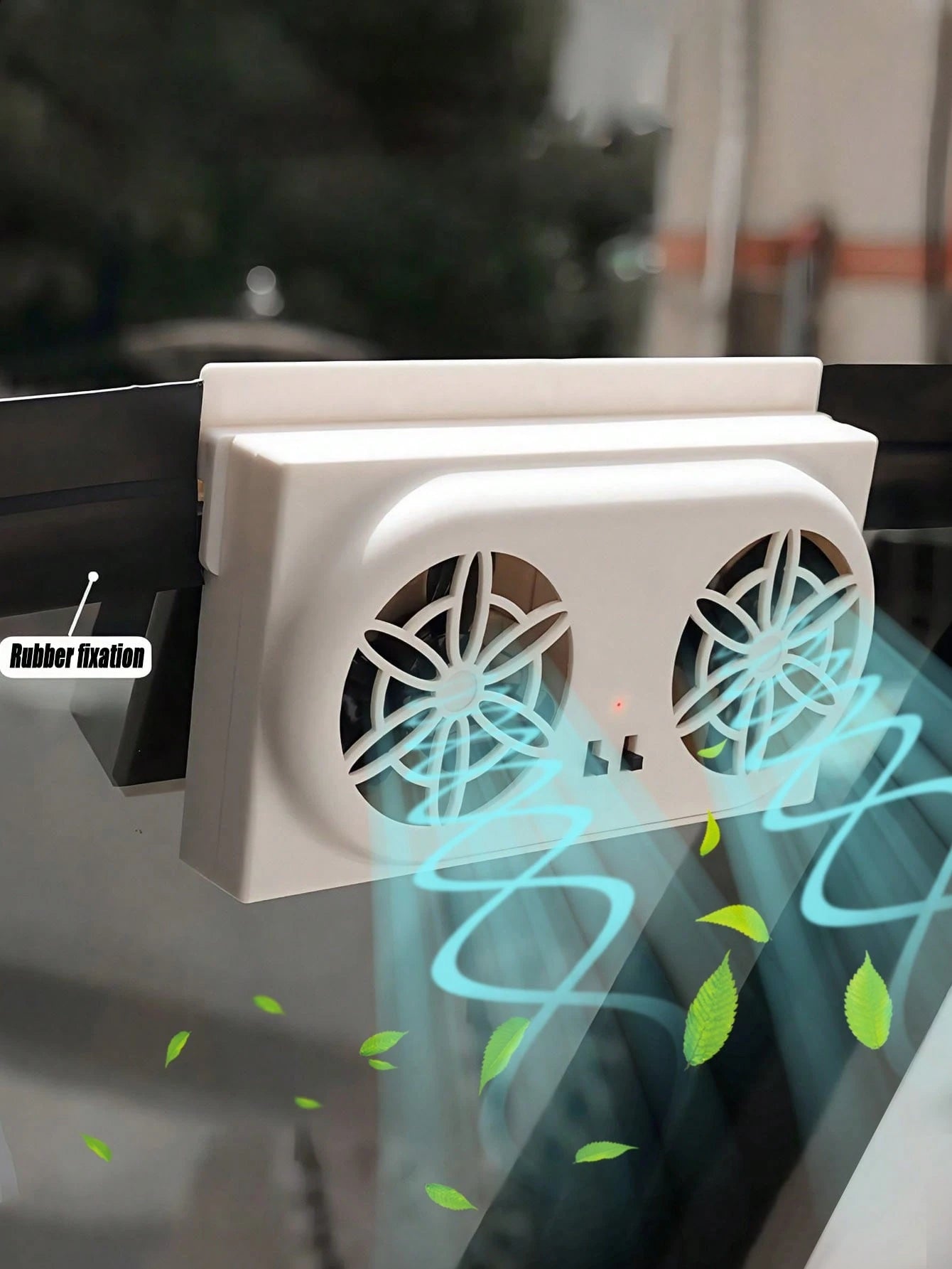 Car Solar Powered Exhaust Fan- Eliminates Odors, Smoke, And Air Pollution, Fits General Car Types, Operates On The Go, Enjoying Fresh Air And Smoke Purification, Car Ventilation Fan, Car Accessories