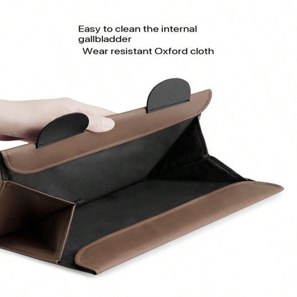 Car Trash Can, Foldable Large Capacity Rear Seat Garbage Bag, Cartoon Creative Hanging Storage Organizer For Car Interior