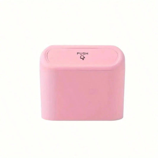 Car Trash Can With Lid, 1 Count Leak-Proof Car Trash Can, Multi-Functional Car Storage Box For Car Door Seat Back, Car Accessories