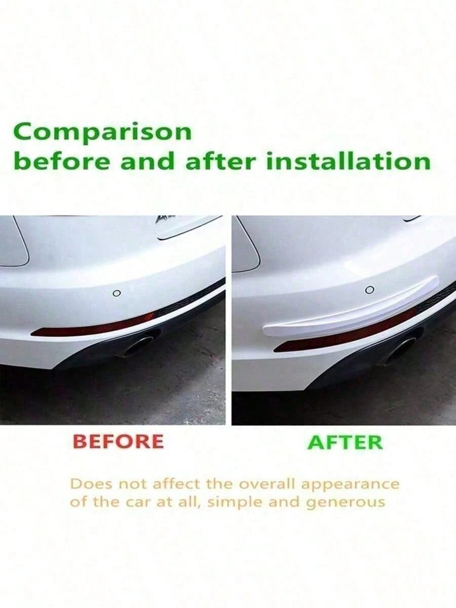 Carbon Fiber Anti-Collision Strip Covers Entire Car Body! Anti-Scratch, Anti-Collision, Significantly Enhances Appearance, Instantly Transforms Vehicle Into Track-Level Protected Car!