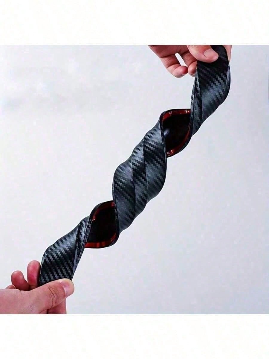 Carbon Fiber Anti-Collision Strip Covers Entire Car Body! Anti-Scratch, Anti-Collision, Significantly Enhances Appearance, Instantly Transforms Vehicle Into Track-Level Protected Car!