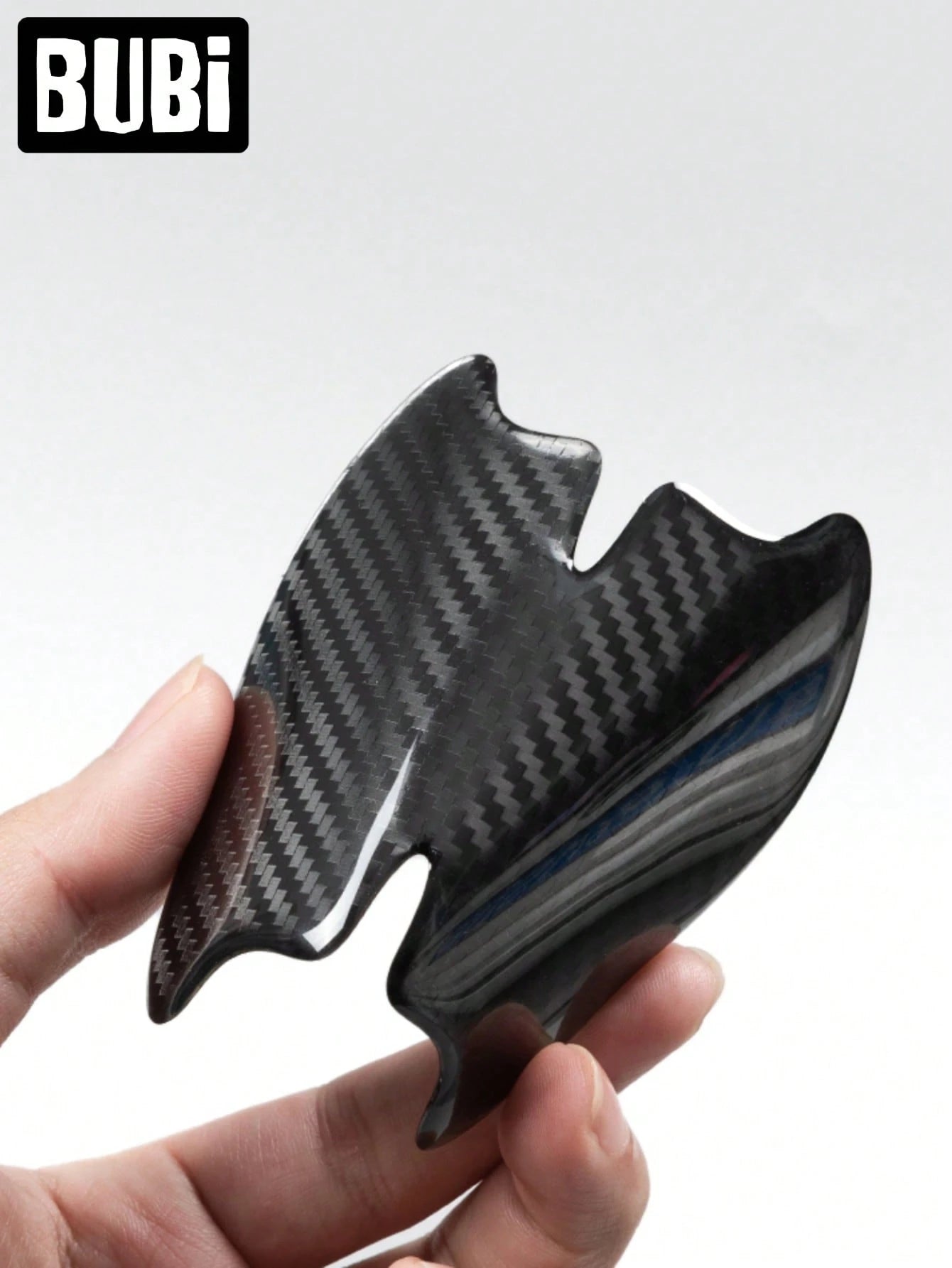 Carbon Fiber Car Door Handle Anti-Scratch Stickers Universal Bowl-Shaped Protective Film Anti-Scratch Waterproof Car Accessories