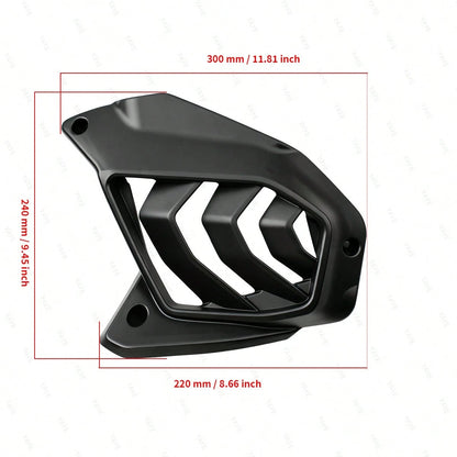 Carbon Fiber Pattern Radiator Cover Decorative Accessory For NMAX155 25 Model