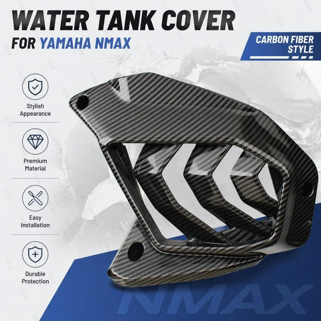 Carbon Fiber Pattern Radiator Cover Decorative Accessory For NMAX155 25 Model