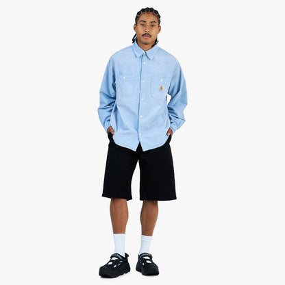 Carhartt WIP Longsleeve Painter Shirt Blue / Splatter