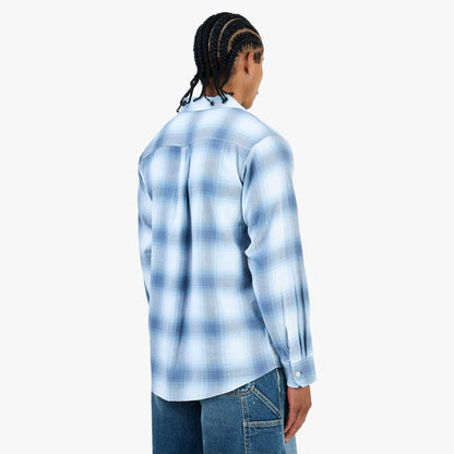 Carhartt WIP Longsleeve Tyers Shirt Tyers Check / Shady Blue