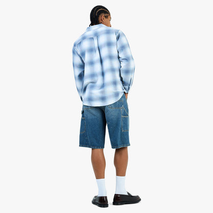 Carhartt WIP Longsleeve Tyers Shirt Tyers Check / Shady Blue