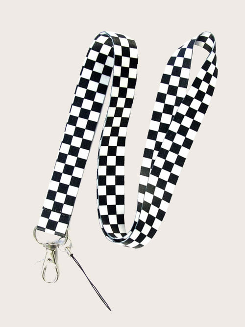 Checkerboard Phone Lanyard Gifts For Mother, Family, Friends, Birthday, Holiday Phone Charm, Phone Chain
