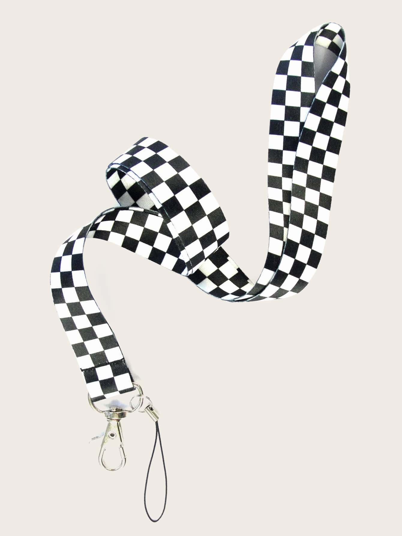Checkerboard Phone Lanyard Gifts For Mother, Family, Friends, Birthday, Holiday Phone Charm, Phone Chain