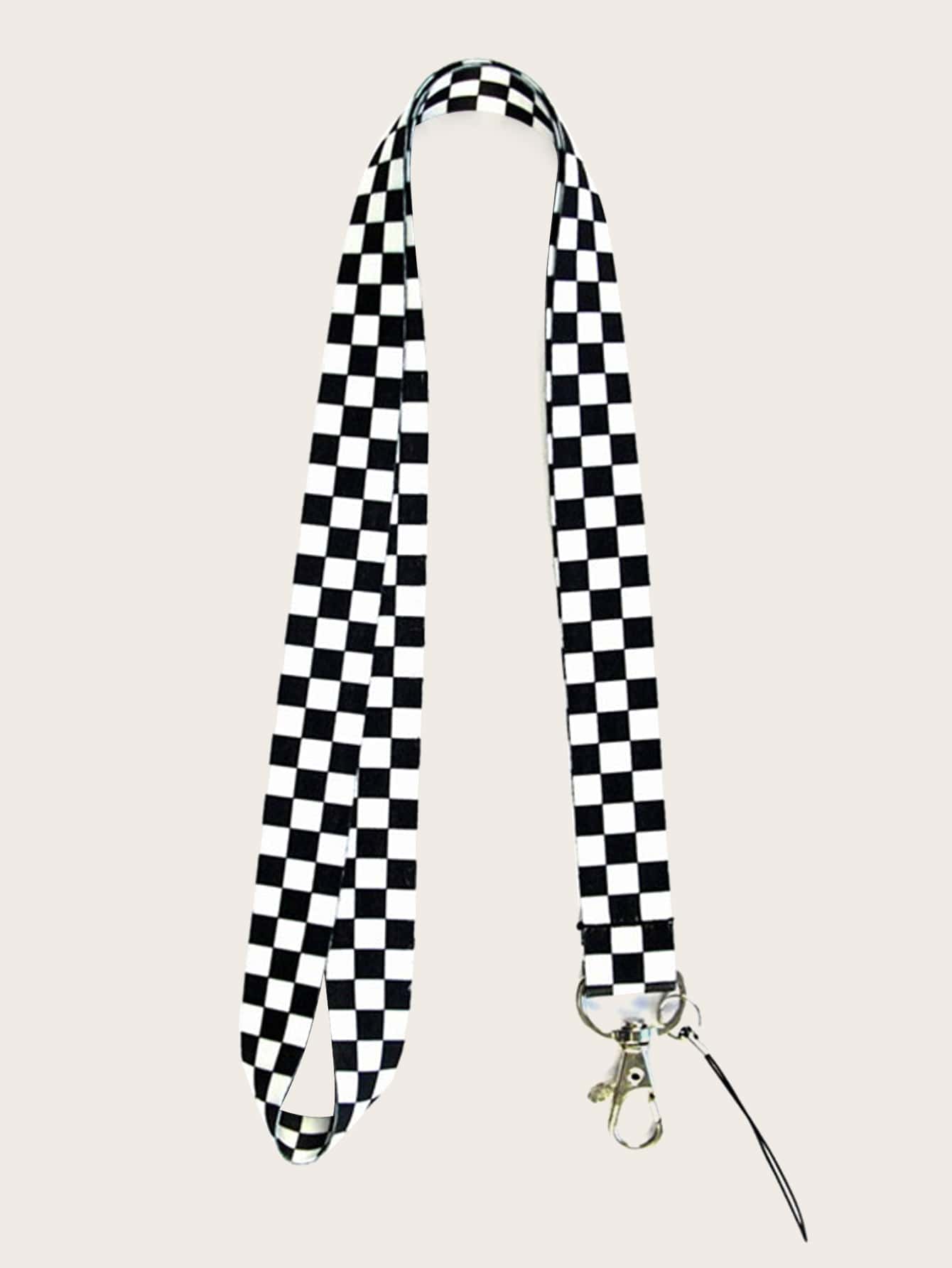 Checkerboard Phone Lanyard Gifts For Mother, Family, Friends, Birthday, Holiday Phone Charm, Phone Chain