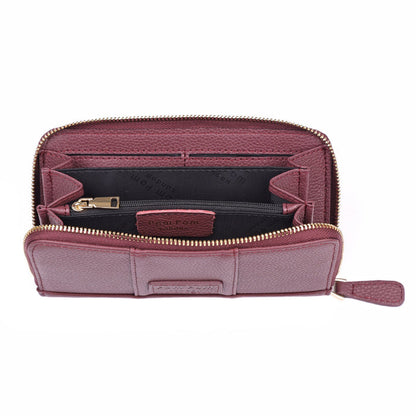 Chelsea Wallet Purse Deep Burgundy