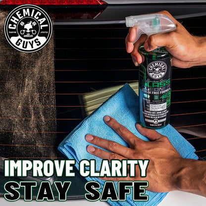 Chemical Guys Glass Cleaner Signature Series- Ammonia-Free Window And Mirror Spray For Cars, Trucks, SUVs, And RVs- For Tinted Glass, Windshields, Household Windows &Amp; Interior Surfaces- 16 Oz
