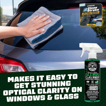 Chemical Guys Glass Cleaner Signature Series- Ammonia-Free Window And Mirror Spray For Cars, Trucks, SUVs, And RVs- For Tinted Glass, Windshields, Household Windows &Amp; Interior Surfaces- 16 Oz