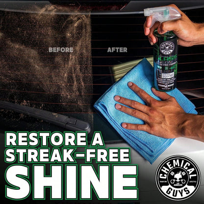 Chemical Guys Glass Cleaner Signature Series- Ammonia-Free Window And Mirror Spray For Cars, Trucks, SUVs, And RVs- For Tinted Glass, Windshields, Household Windows &Amp; Interior Surfaces- 16 Oz