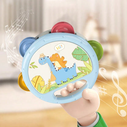 Children's Rattle Toy- Early Learning Handheld Musical Instrument Toy, Suitable For Music Education, Parties And Concerts, Perfect As Birthday And Holiday Gifts, Grip Atmosphere Instrument
