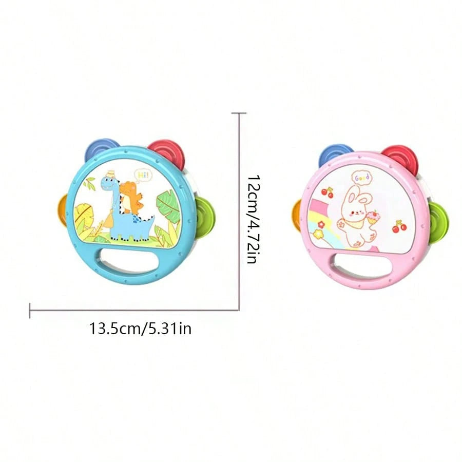 Children's Rattle Toy- Early Learning Handheld Musical Instrument Toy, Suitable For Music Education, Parties And Concerts, Perfect As Birthday And Holiday Gifts, Grip Atmosphere Instrument
