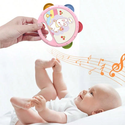 Children's Rattle Toy- Early Learning Handheld Musical Instrument Toy, Suitable For Music Education, Parties And Concerts, Perfect As Birthday And Holiday Gifts, Grip Atmosphere Instrument
