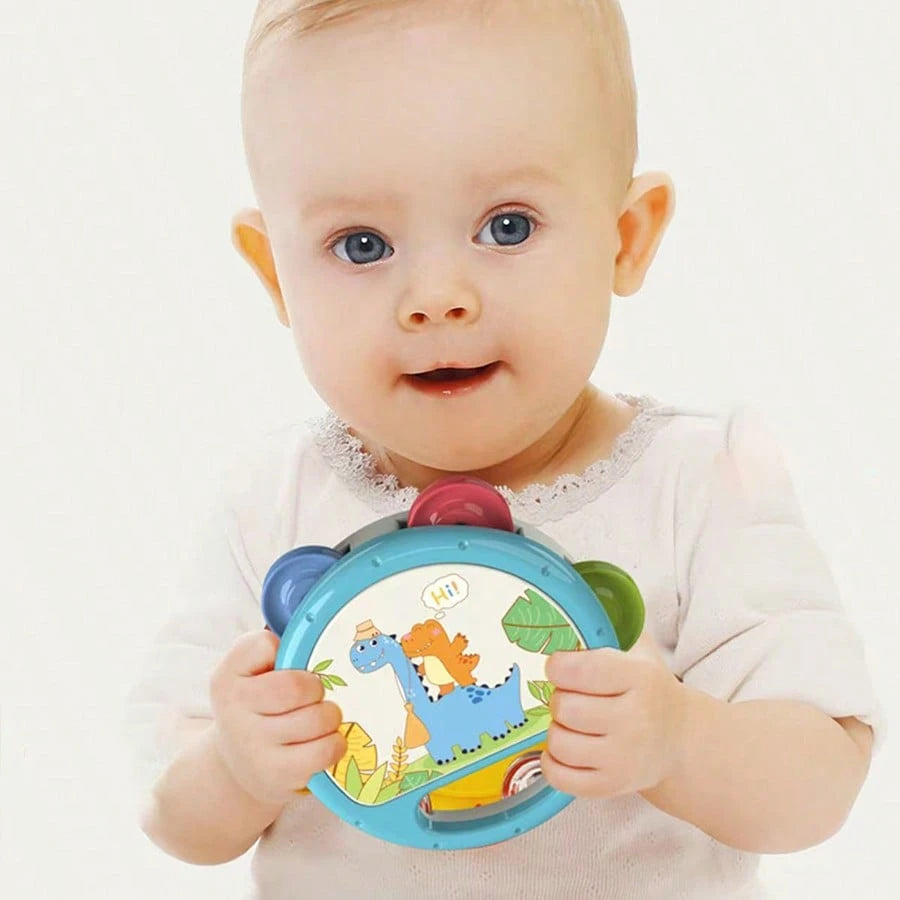 Children's Rattle Toy- Early Learning Handheld Musical Instrument Toy, Suitable For Music Education, Parties And Concerts, Perfect As Birthday And Holiday Gifts, Grip Atmosphere Instrument