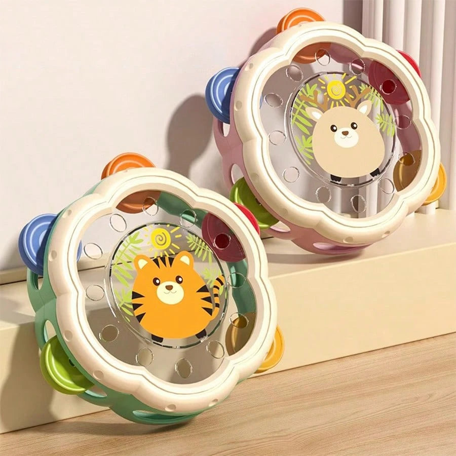 Children's Rattle Toy- Early Learning Handheld Musical Instrument Toy, Suitable For Music Education, Parties And Concerts, Perfect As Birthday And Holiday Gifts, Grip Atmosphere Instrument