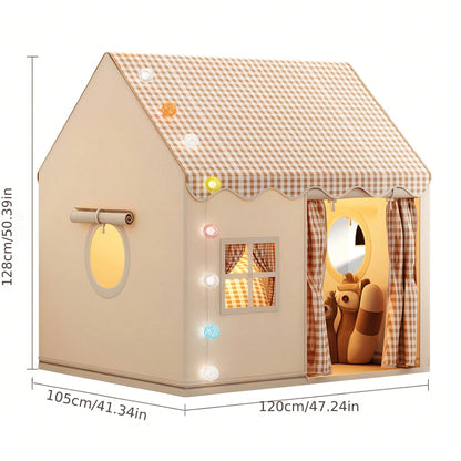 Children's Tents Are Suitable For Indoor Girls, Boys, Castles, Small Houses, Toy Houses, Princess Dream Games, And Secret Bases (Without Lighting)