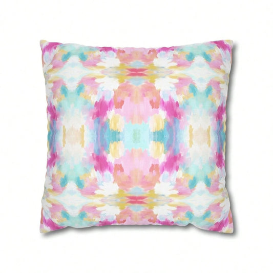 CKnight [Room Decor Pillow]Watercolor Throw Pillow Cover Abstract Pastel Art, Modern Home Decor