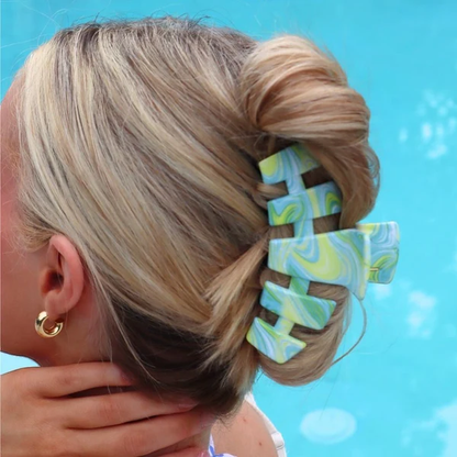 Classic By The Sea Shore Large Claw Clip