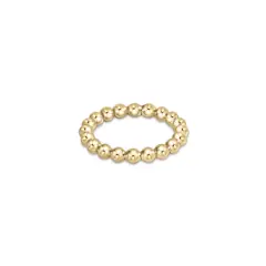 Classic Gold Bead Ring