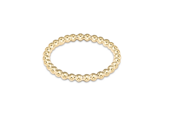 Classic Gold Bead Ring