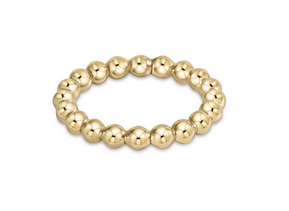 Classic Gold Bead Ring