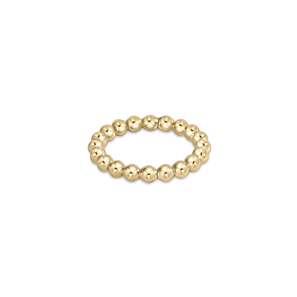 Classic Gold Bead Ring