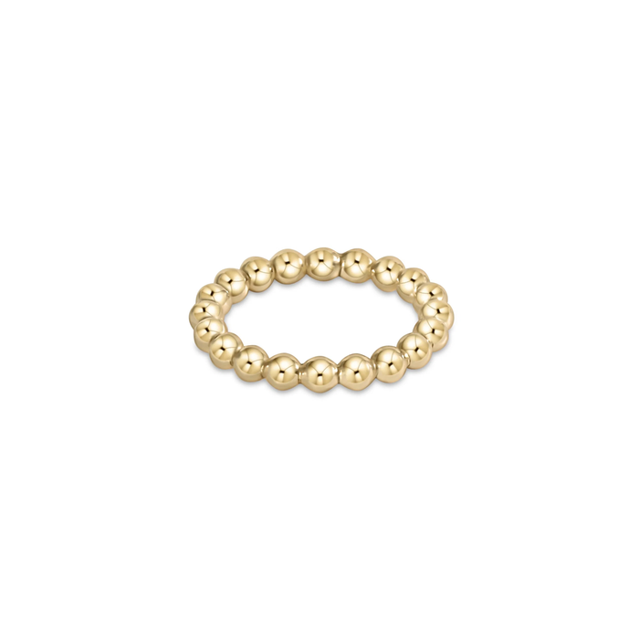 Classic Gold Bead Ring