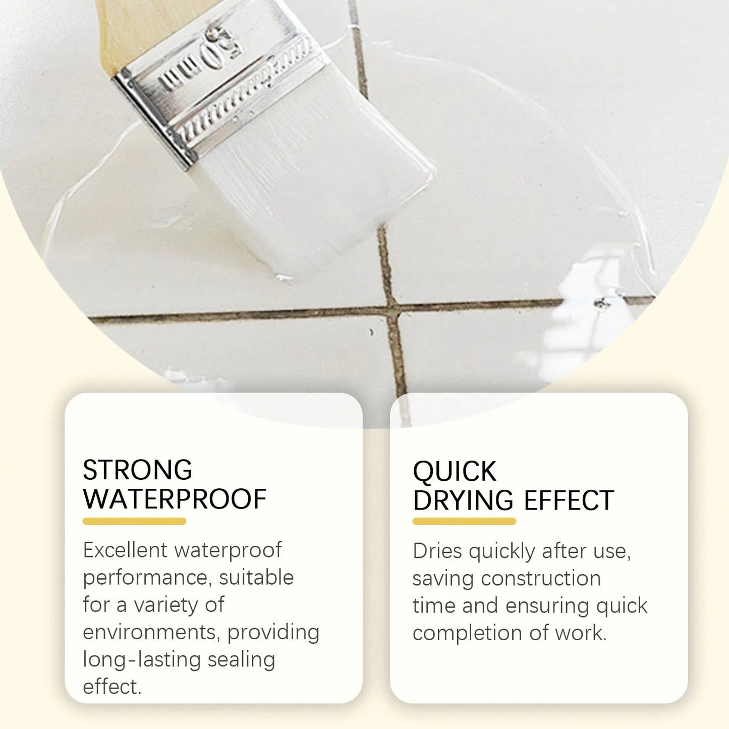 Clear Waterproof Sealant Home Use Bathroom & Kitchen Sealant Exterior Wall & Window Sill Crack Repair Sealant